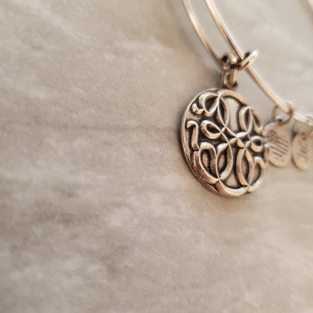 💖 Alex and Ani Silver Path of Life Expandable Charm Bracelet 💖 - Picture 3 of 7